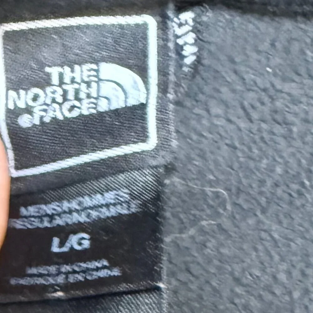 The North Face Full-Zip‎ Fleece Jacket Men’s Large Black Zip Pockets GUC